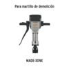 CJ-MADE-30NX+FC1 101978 - Bolsa con 2 carbones de repuesto para MADE-30NX, TRUPER