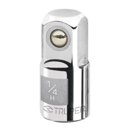 13417 - Adaptador para matraca de cuadro 1/4" a cuadro 3/8", Truper