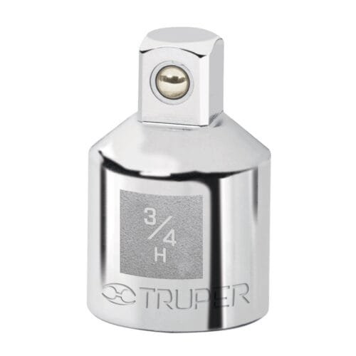 13424 - Adaptador para matraca de cuadro 3/4" a cuadro 1/2", Truper