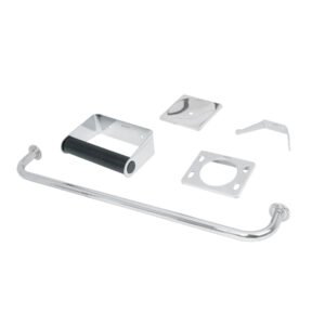 A-800.jpg 49255 - Juego de 5 accesorios para baño, acero inoxidable, BASIC