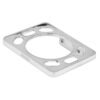 A-907.jpg 49610 - Portavaso cepillero, metálico, cromo, BASIC