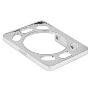 49610 - Portavaso cepillero, metálico, cromo, BASIC