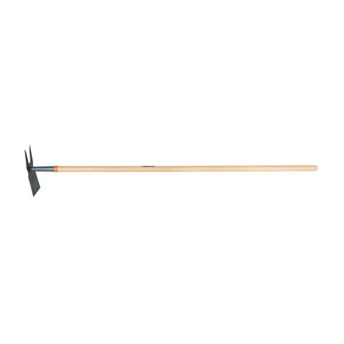 100752 - Azadón dos cuernos, mango de madera 54", TRUPER