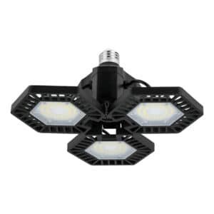 46587 - Luminario de LED 50 W, aluminio con 3 paneles abatibles