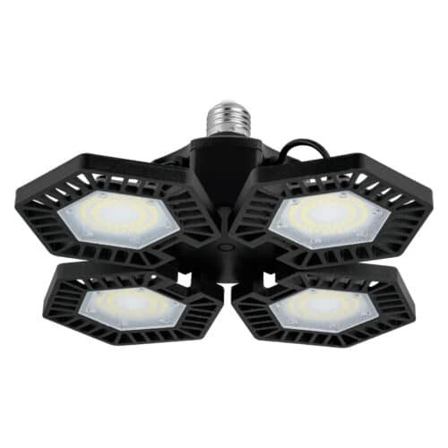 46588 - Luminario de LED 100 W, aluminio con 4 paneles abatibles