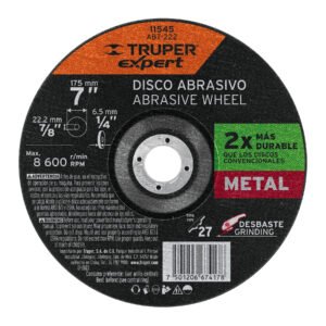 11545 - Disco Tipo 27 de 7" x 6.4 mm desbaste de metal, Expert