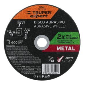 11561 - Disco para corte de metal, tipo 41, diámetro 7" Expert