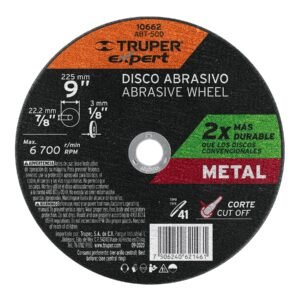 10662 - Disco para corte de metal, tipo 41, diámetro 9" Expert