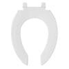 49368 - Asiento alargado sin tapa para taza fluxómetro, blanco,FOSET