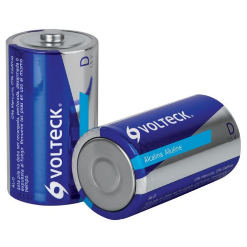 46318 - Blíster con 2 pilas alcalinas D, VOLTECK