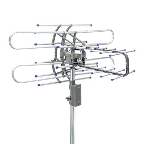 48115 - Antena aérea para TV HD, giratoria 360° con control, Volteck