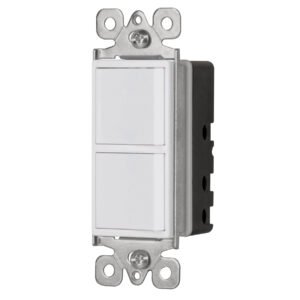 APDO-CLP.jpg 46337 - Interruptor dúplex, 1 sencillo y 1 de 3 vías, línea Classic