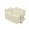 48083 - Interruptor de 3 vías, línea Italiana, color marfil, Volteck