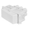 48137 - Interruptor de 3 vías, línea Italiana, color blanco, Volteck