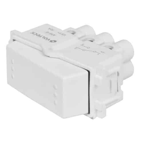 48137 - Interruptor de 3 vías, línea Italiana, color blanco, Volteck