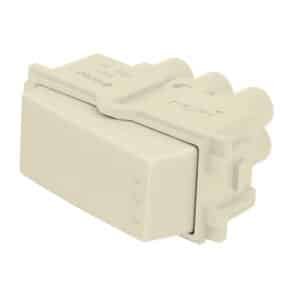 48084 - Interruptor sencillo, línea Italiana, color marfil, Volteck