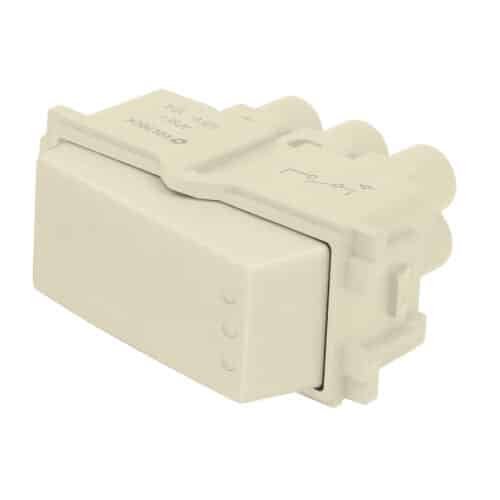 48084 - Interruptor sencillo, línea Italiana, color marfil, Volteck