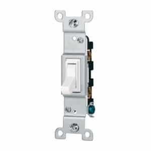 47727 - Interruptor vertical de palanca, Standard, blanco, Volteck