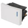 APSE15-EEB.jpg 47049 - Interruptor de 3 vías, 1.5 módulos, línea Española, blanco