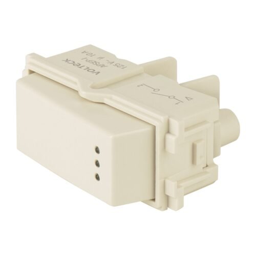 48055 - Interruptor sencillo con luz piloto, línea Italiana, marfil
