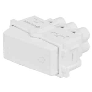 48139 - Interruptor para timbre, línea Italiana, color blanco