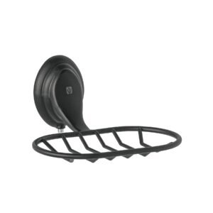 45991 - Jabonera metálica negro, Foset Aqua