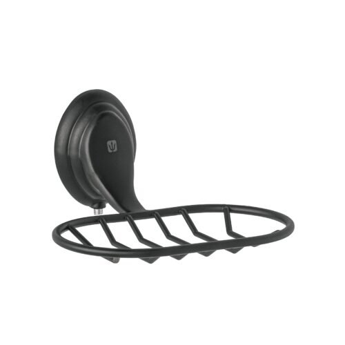 45991 - Jabonera metálica negro, Foset Aqua