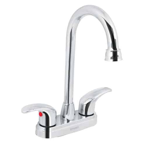 49691 - Mezcladora lavabo 4" cromo, tipo bar, palanca, AQUA