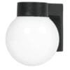 47286 - Arbotante de pared tipo globo, lámpara no incluida, Volteck