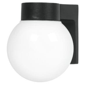 47286 - Arbotante de pared tipo globo, lámpara no incluida, Volteck
