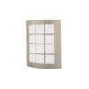 48011 - Arbotante decorativo de LED 15 W acero inoxidable luz cálida