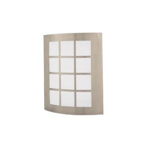 48011 - Arbotante decorativo de LED 15 W acero inoxidable luz cálida
