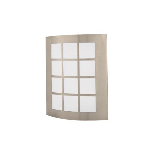 48011 - Arbotante decorativo de LED 15 W acero inoxidable luz cálida