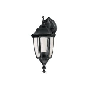 47291 - Arbotante tipo farol tradicional suspendido p/exterior negro