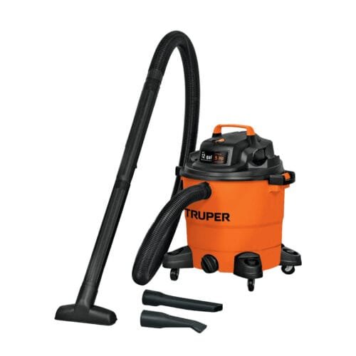 101509 - Aspiradora de sólidos y líquidos, 12 gal, plástica, Truper
