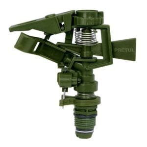 20070 - Aspersor plástico, cabeza sola, verde, PRETUL