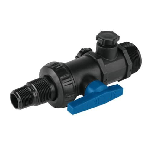 48081 - Multiconector polipropileno para tinaco, con válvula, FOSET