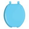 47034 - Asiento redondo con tapa para WC, abierto, azul, FOSET