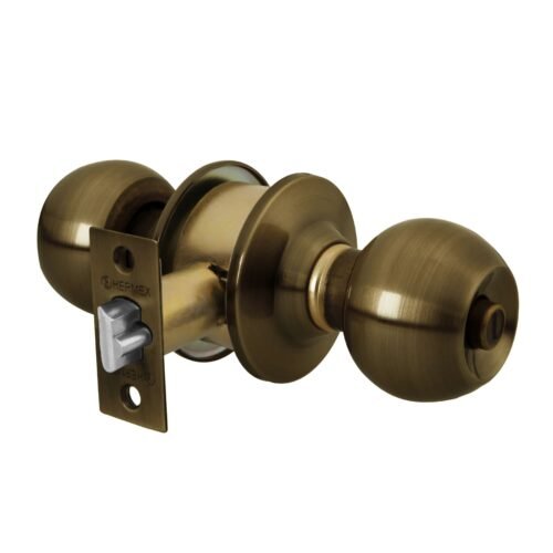 23564 - Cerradura tipo esfera, cilíndrico, recámara, antiguo, BASIC