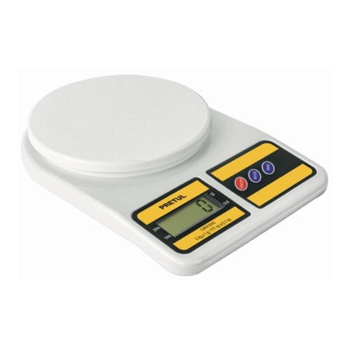 28309 - Báscula digital para cocina, plato de poliprop, 5 kg, Pretul