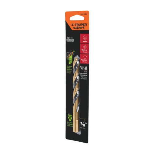 BAV-3-8-B.jpg 12748 - Broca HSS 3/8" Trugold para metal en blĂster, Expert