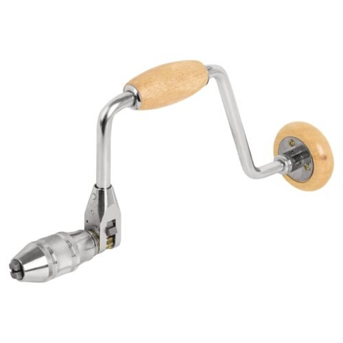 10970 - Berbiquí profesional 12" perilla de madera, TRUPER