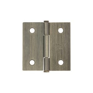 25101 - Bisagra cuadrada 2", latón antiguo, cabeza plana, BASIC