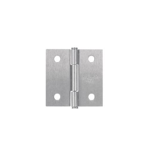 25106 - Bisagra cuadrada 2", satinado, cabeza plana, BASIC
