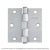 43260 - Bisagra cuadrada 2-1/2", satinado, cabeza plana, HERMEX