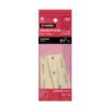 43243 - Bolsa c/2 bisagras cuadradas 3-1/2", latonado, cabeza plana