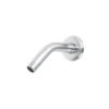 49378 - Brazo de acero cromado y chapetón de acero inox p/regadera