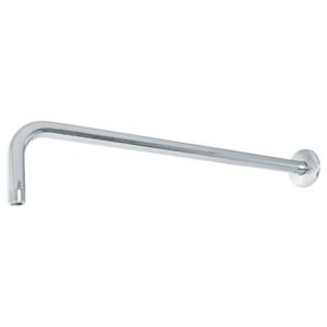 47752 - Brazo recto 50 cm con chapetón para regadera, cromo, Foset