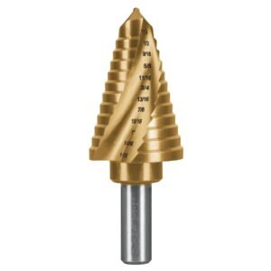 101555 - Broca escalonada titanio 12 escalones 7/16" a 1-1/8", Expert