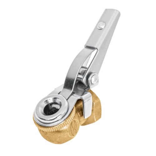 19026 - Cabeza infladora llantas c/clip, hembra, 1/4" NPT, TRUPER